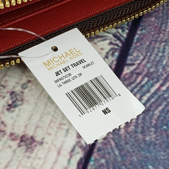 Michael Kors Jet Set Zip Wallet Brown - Picture 6 of 6